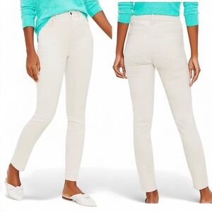 Loft Cream‎ The Modern Skinny Low Rise Corduroy Pants 4/27 Vanilla Girl Winter